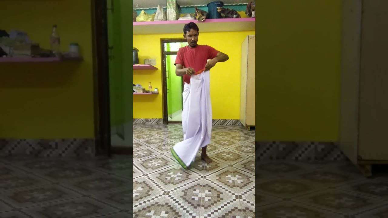 How to wear perfectly dhoti #viral #youtbeshorts
