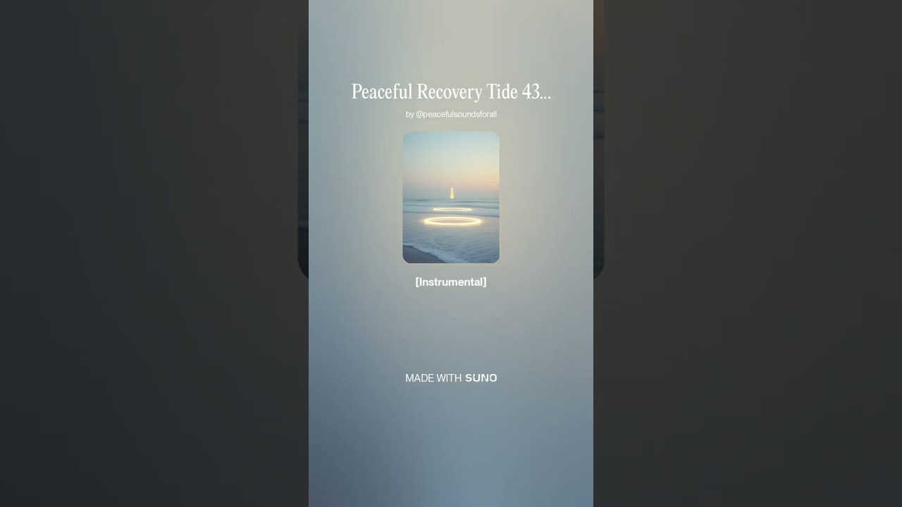Peaceful Recovery and Sleep Tide 432Hz