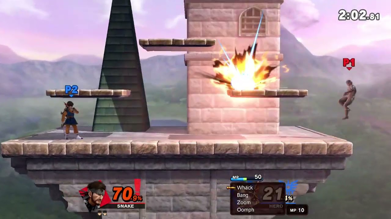 TOSHI(Snake) Vs. Hero - Smash Ultimate Quickplay