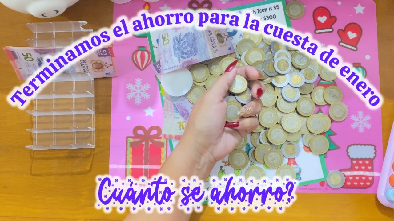 ✅TERMINAMOS EL AHORRO DE LA CUESTA DE ENERO😱/CUANTO SE AHORRO?💰/AHORROS ANUALES 💵  #cuestadeenero 