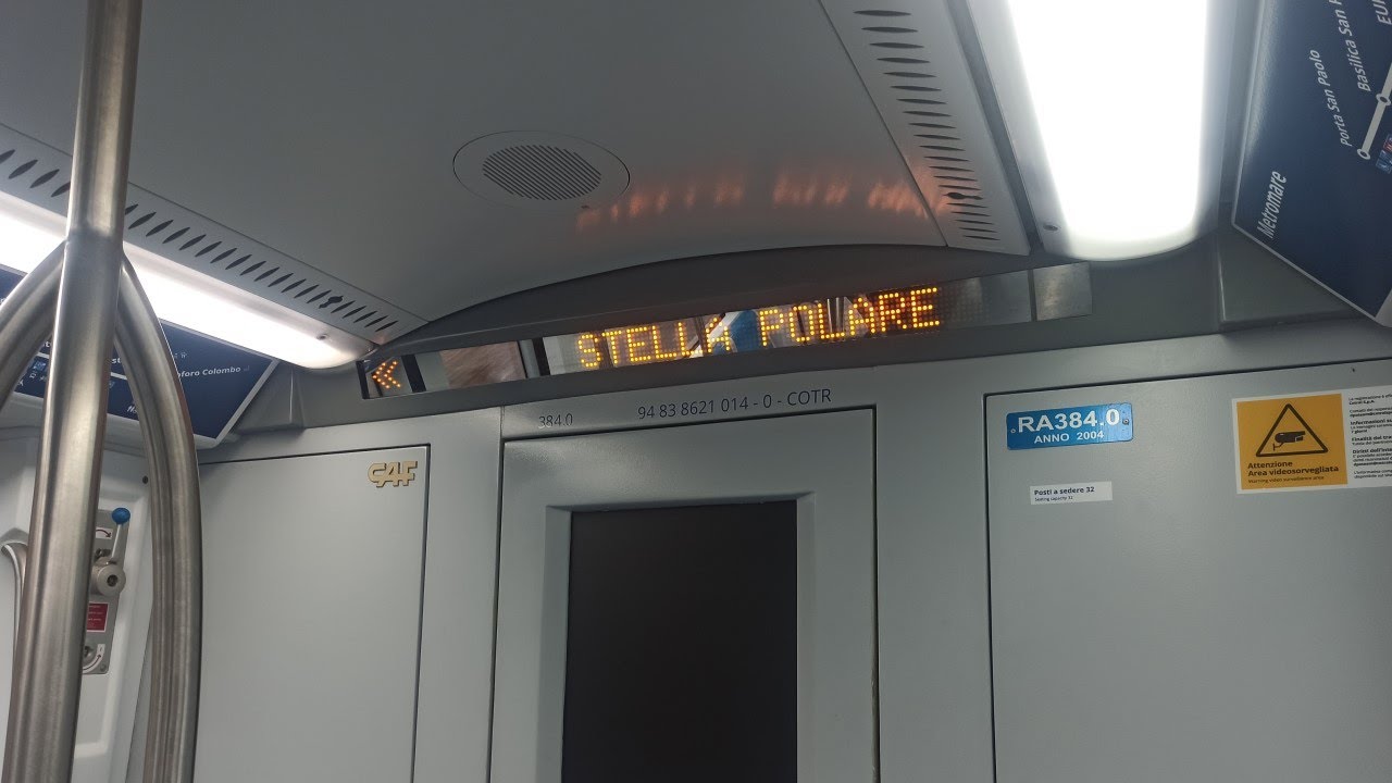 L'unico treno della Roma-Lido che parla | Annunci Vocali del CAF MA383/384