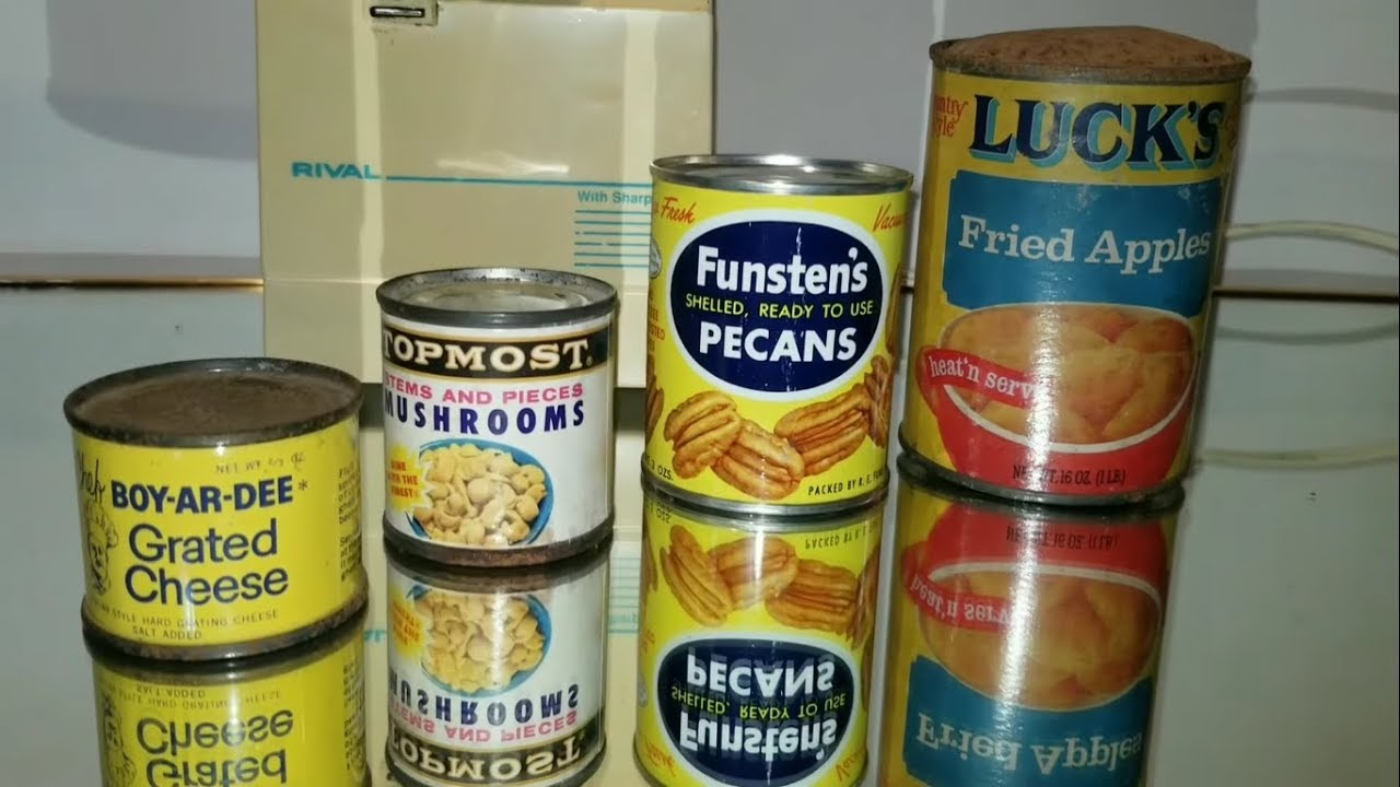 Opening Decades-old Canned Foods 6, Petri Dishes