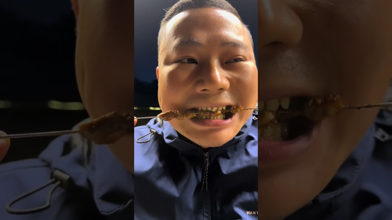 牧场老板请吃烤串，体验正宗的内蒙古烤牛羊肉，真是美味无穷#海哥量地球