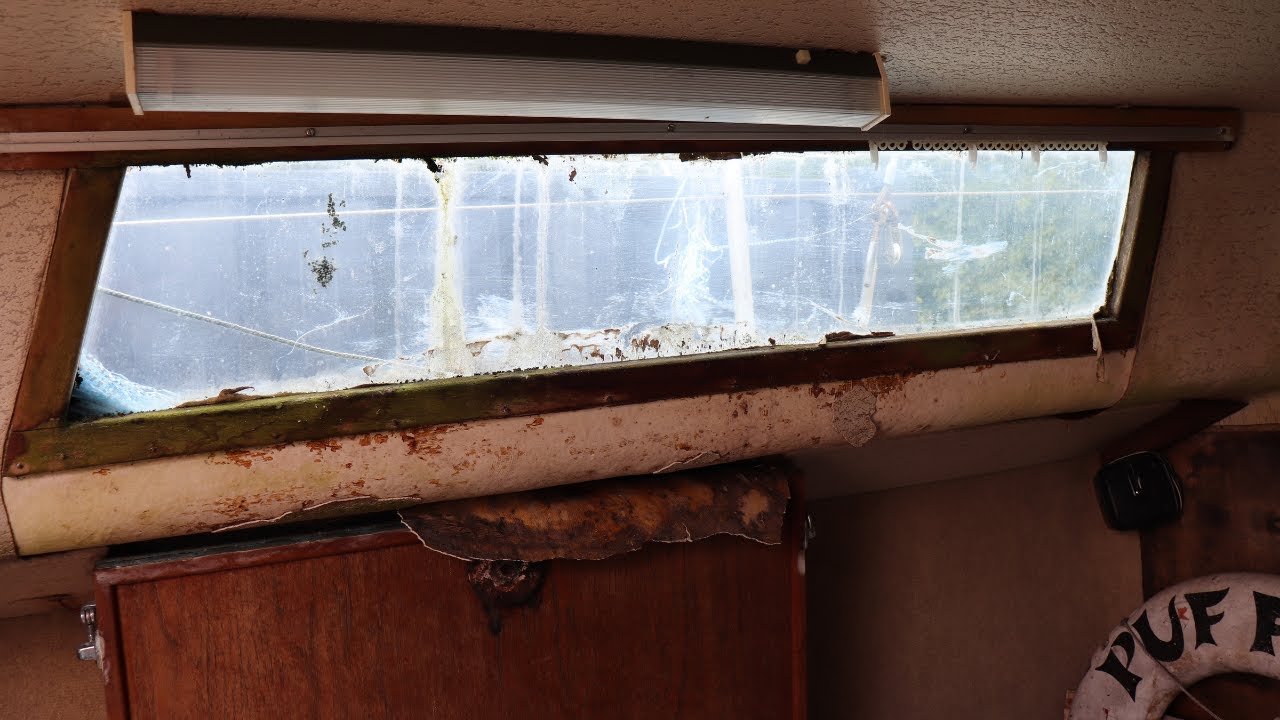 How to Repair and Rebed a Portlight and Frame - Episode 2 - DIY Free Sailboat Refit