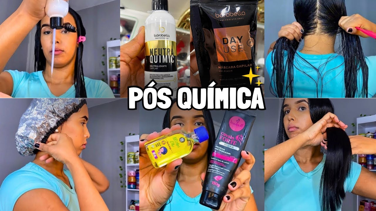 P&Oacute;S QU&Iacute;MICA | Recuperado Meu Cabelo P&oacute;s Alisamento Com Tioglicolato De Am&ocirc;nia.