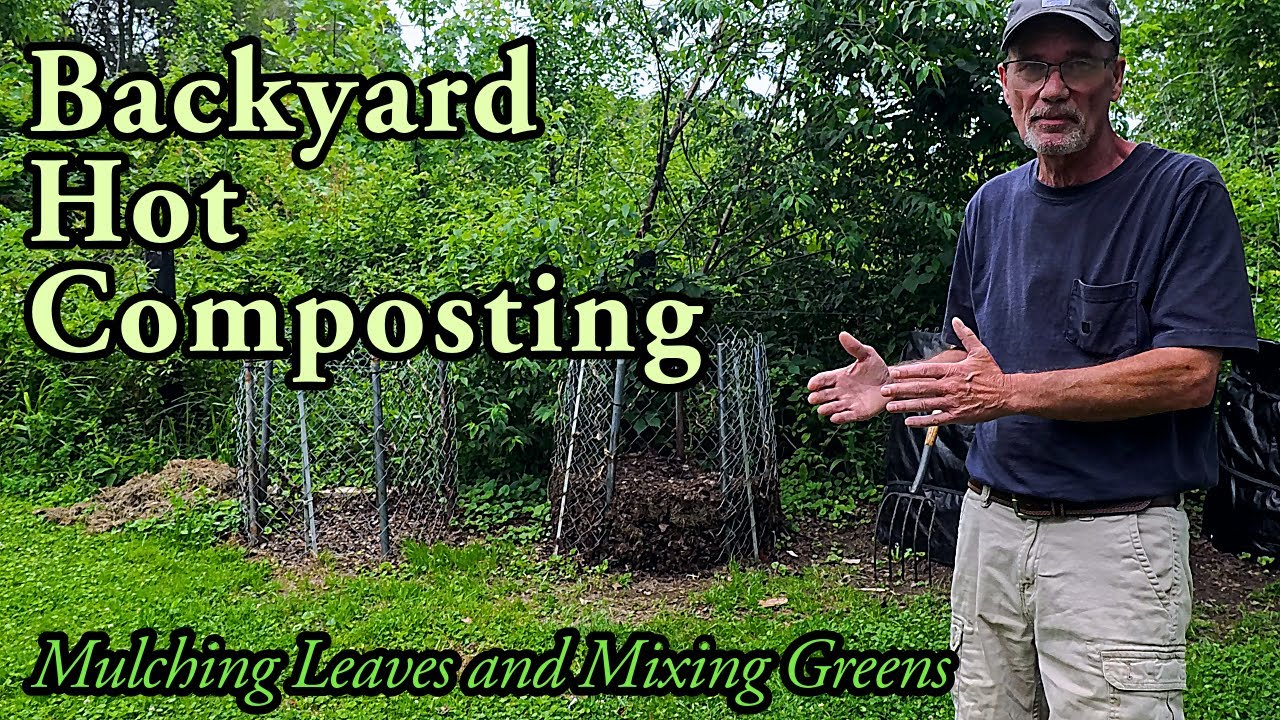 Backyard Hot Composting | Pre-mix your material using this method.