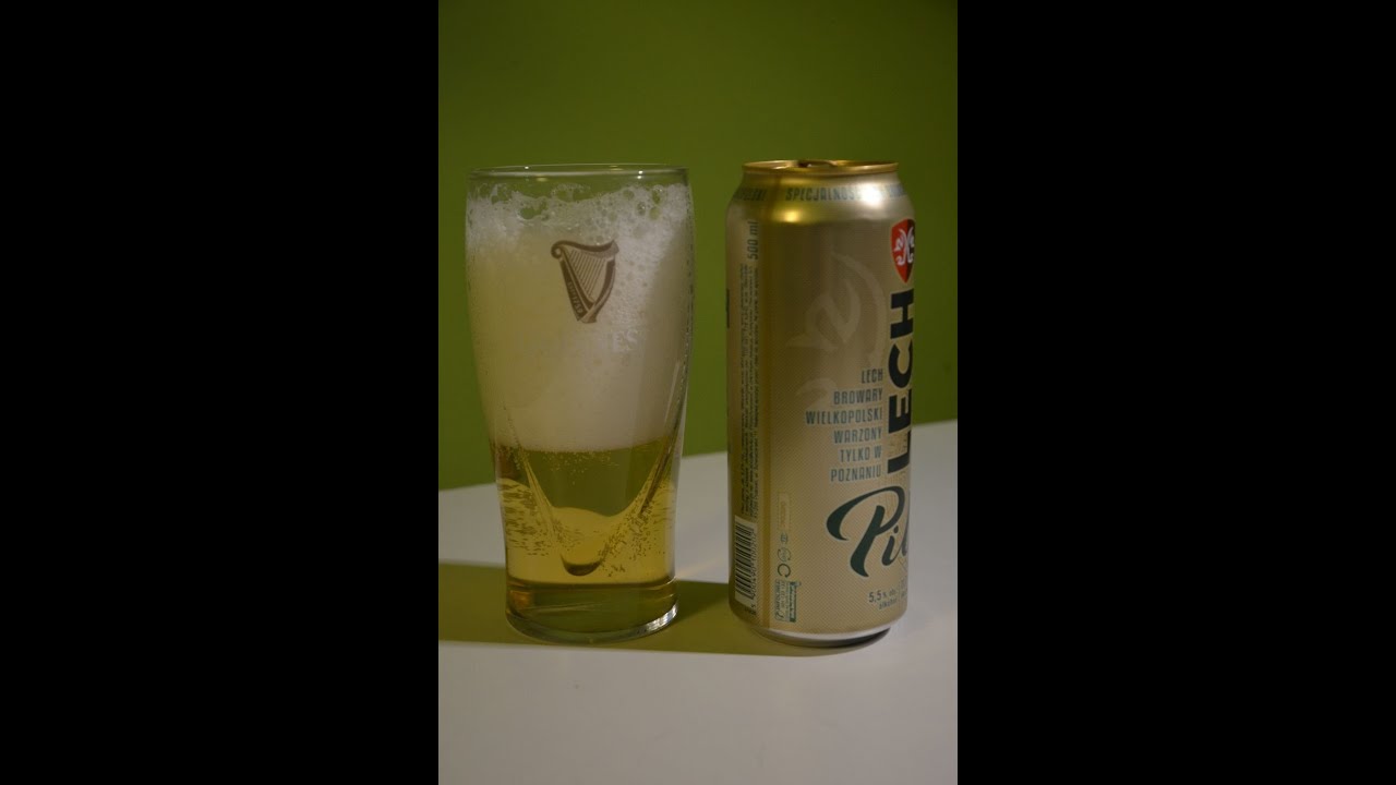 Lech Pils (podobno najlepszy w Poznaniu tak, jak Perła w Lublinie)