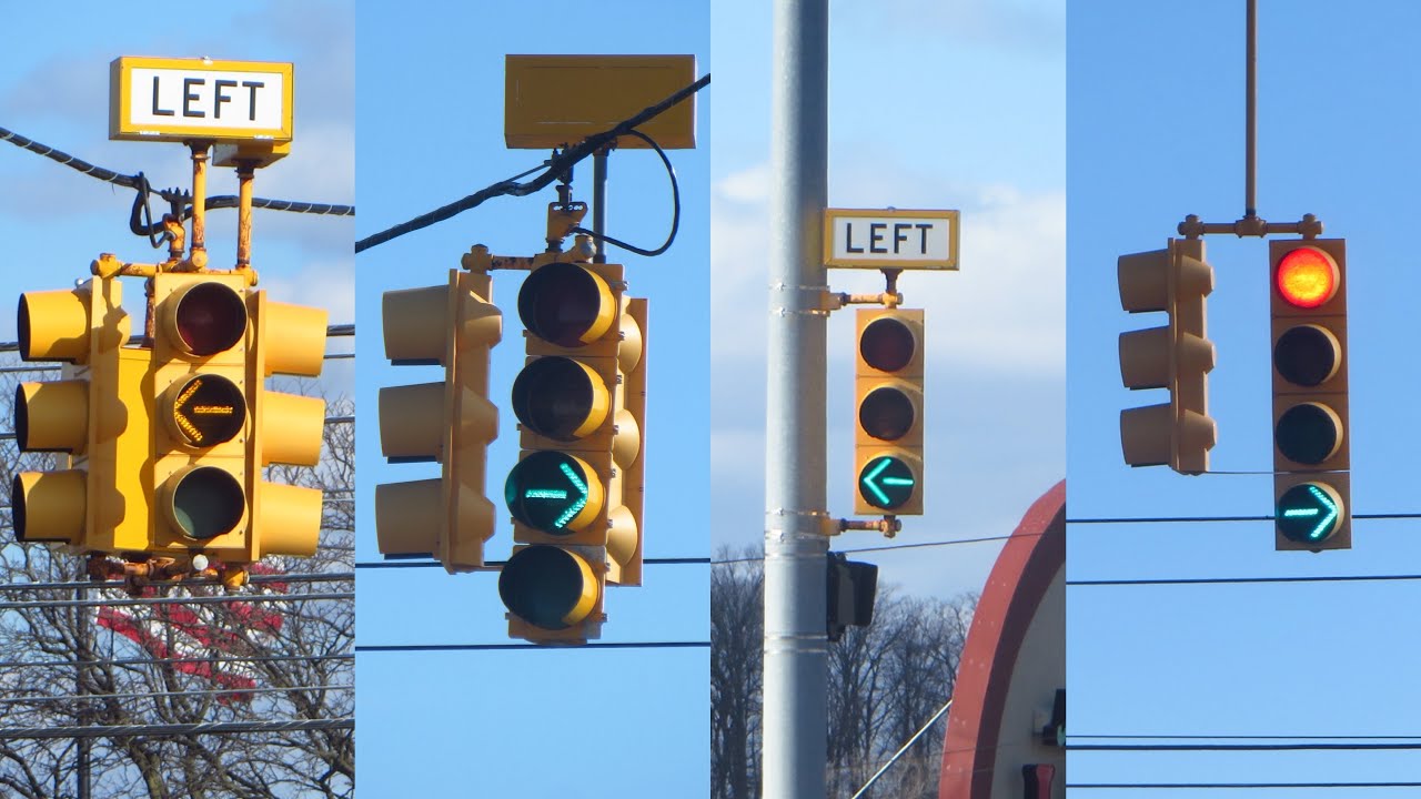 Eagle Durasig and Siemens Traffic Signals and Left and Right Turn Signals - Farmington Hills, MI 