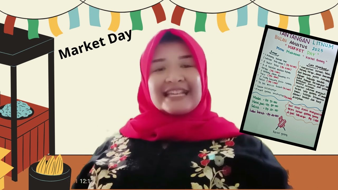 Tantangan Litnum bulan Agustus 2025 Numerasi Market Day Leksam Bedas 