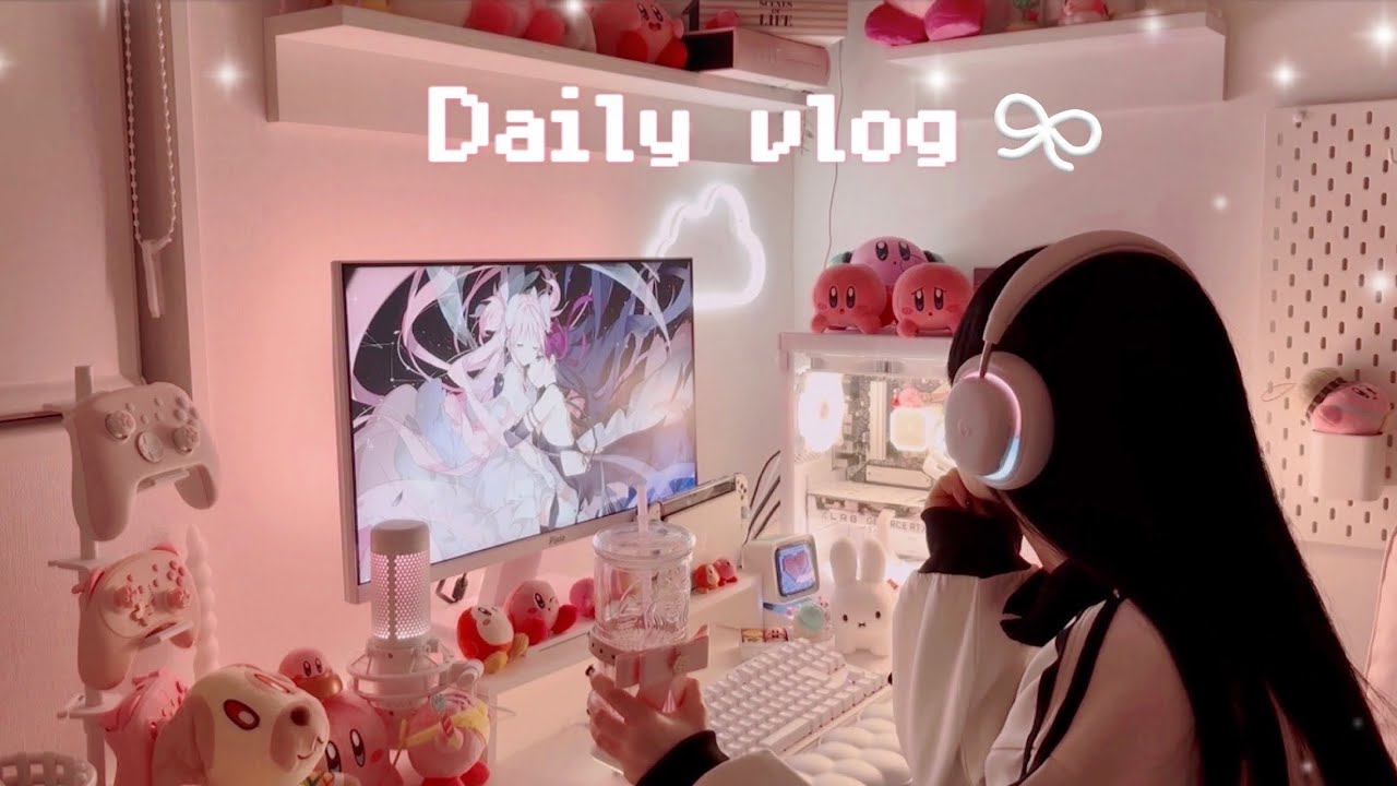 Amazon SHEIN購入品紹介、原神シロネンガチャ、セルフネイルしたりなvlog