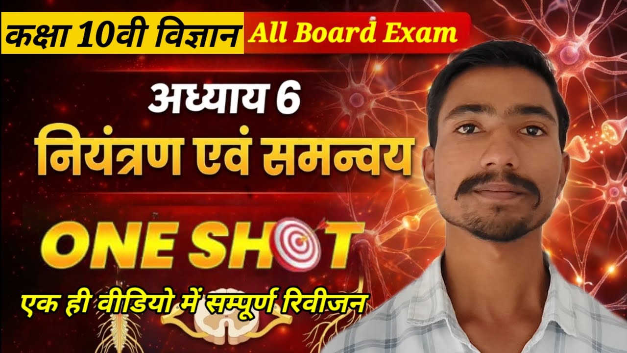 Class 10th Science Chapter-6 नियंत्रण एवं समन्वय One Shot | Ignite Peak Academy 
