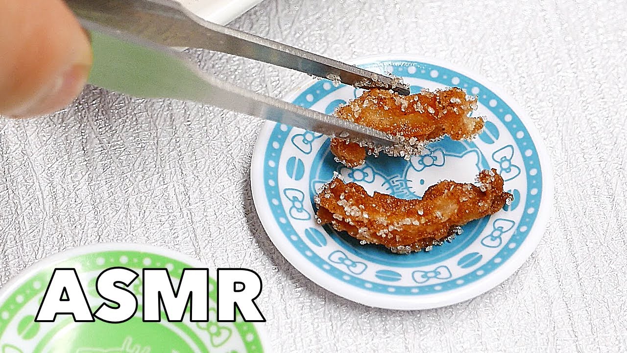 ASMR Miniature Street Food Churros | Amazing Miniature Food