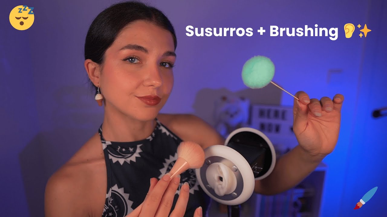ASMR Susurros Binaurales y Brushing Relajante 👂✨ (Duérmete Rápido) | Lonixy ASMR