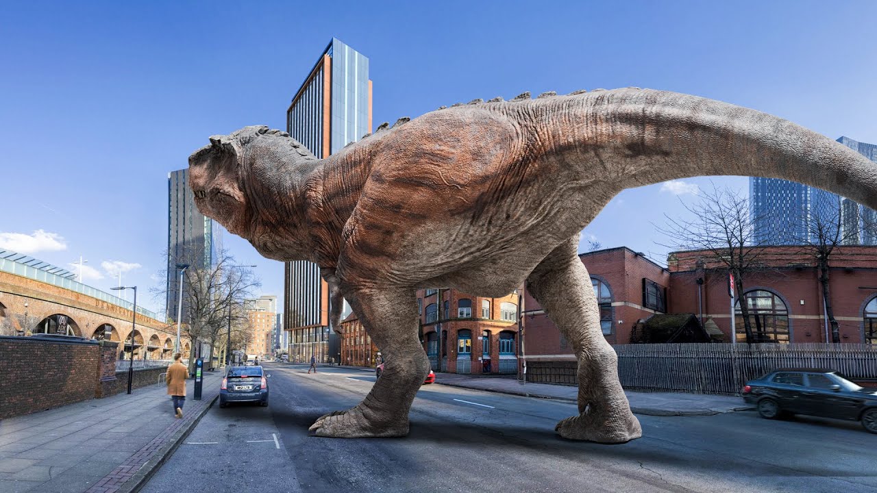 Which dinosaur would succeed in Central Manchester?