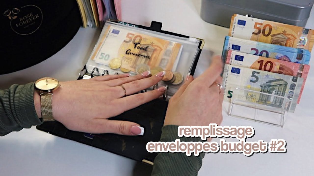 REMPLISSAGE DES ENVELOPPES DE JANVIER #2 | Budgétisation cash | Simi Studio