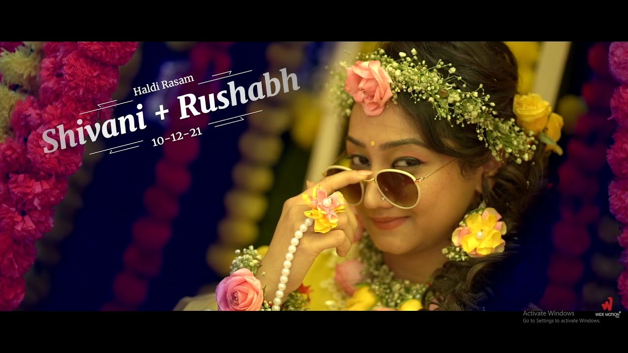Haldi Event  Shivani + Rushabh  Wide Motion Films