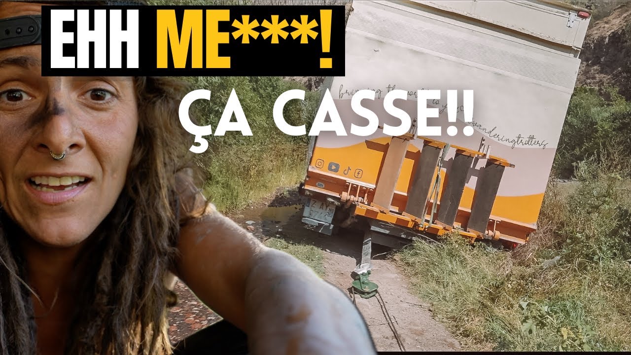 J'ai CASSÉ LE CHÂSSIS de mon camion aménagé sur une piste en Arménie...