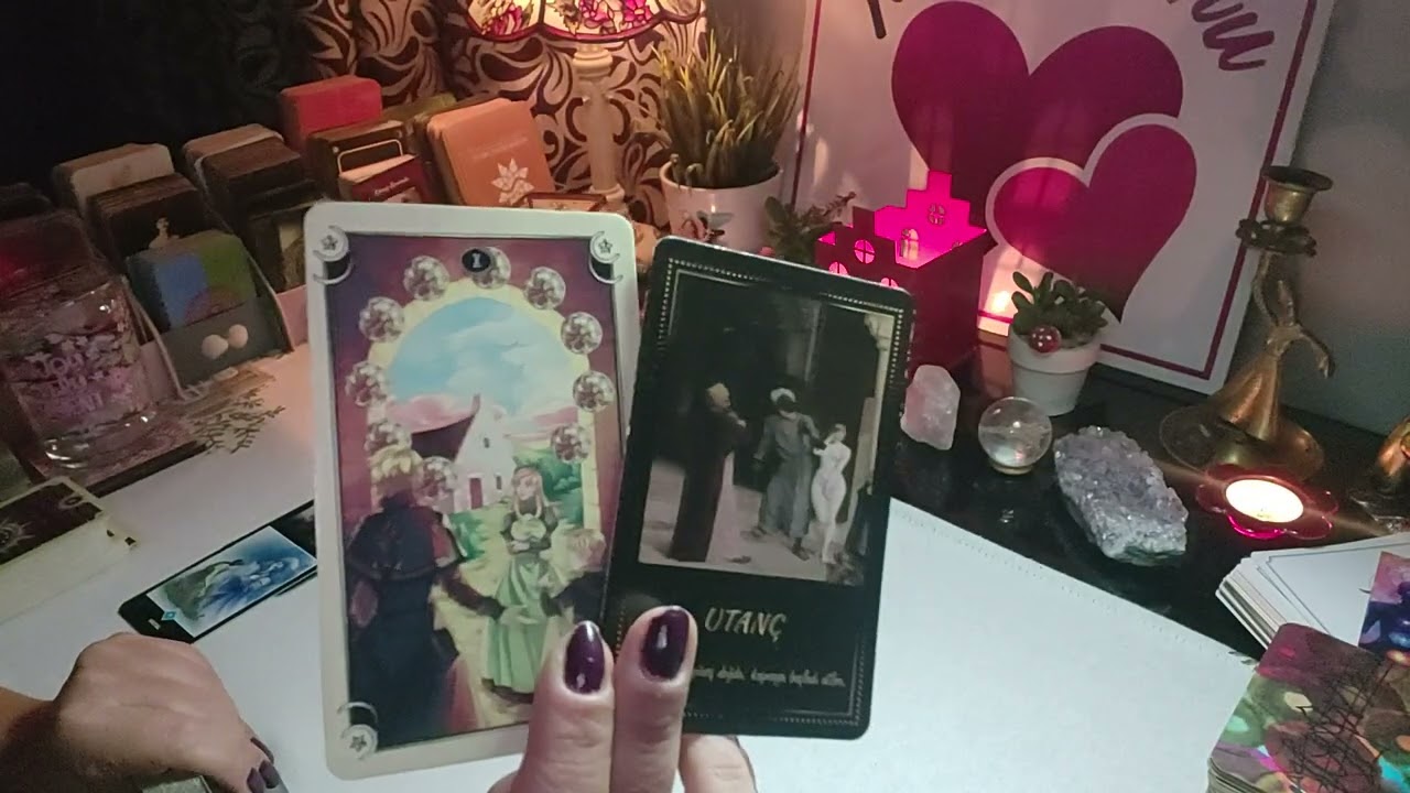 Ona Sorular Sordum🤓💯🎯Tam Şu Anda Sizinle ilgili Ne durumda?❤💐❤💐TAROT AÇILIMI