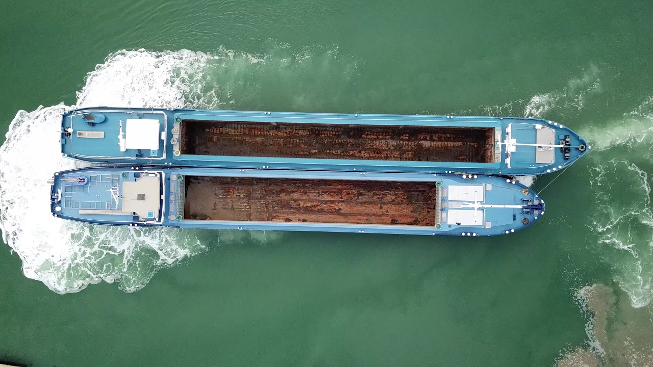Great Steeringman's Art at Port Docking - Amistade Werkendam and Rapid Sprundel - Mavic Pro Breskens
