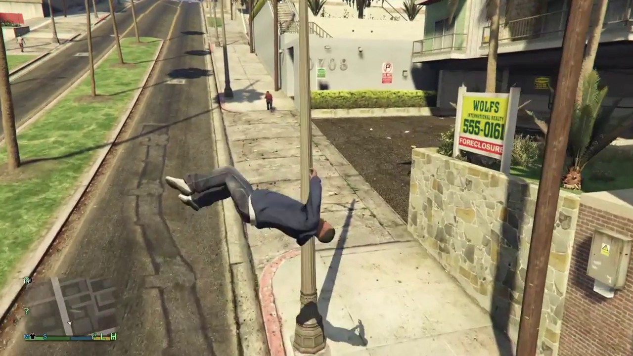 GTA V Free Roam and Moon Gravity Parkour Fails - 3 (PS4)