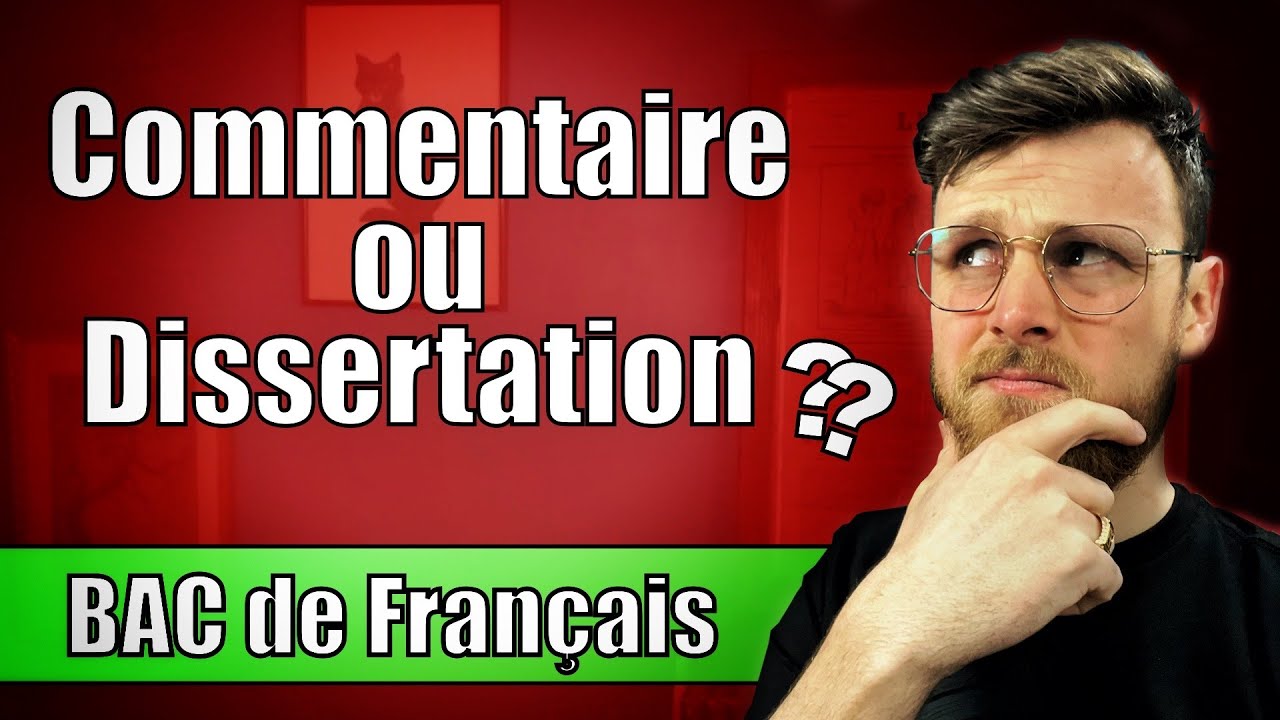 BAC DE FRANÇAIS : On prend la dissert' ou le commentaire ? 🇫🇷