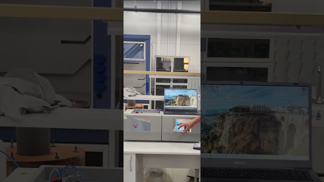 Начало работы на Анализаторе  частиц   Ласка ТД 