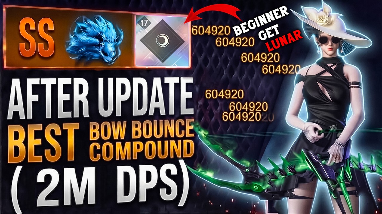 COMPOUND BOW BOUNCE BEST BUILD & GET LUNAR SHINY MODS GUIDE ( BEGINNER & PRO BUILD ) - ONCE HUMAN