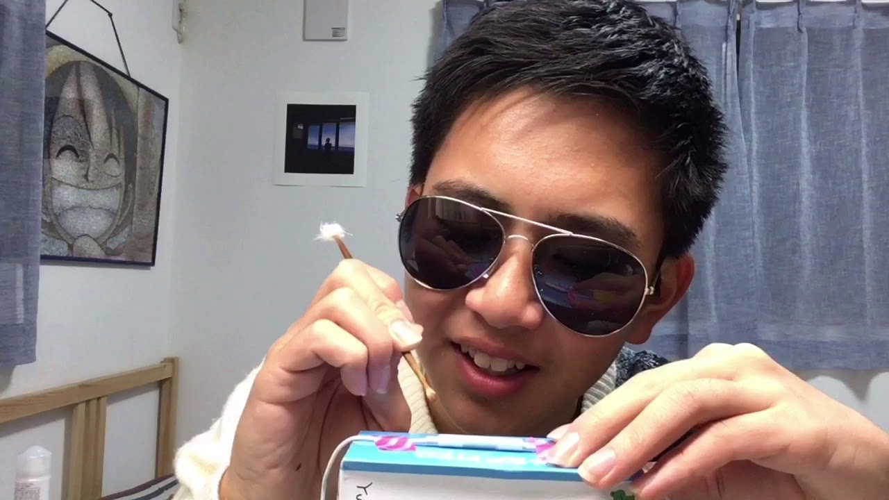 [音フェチ動画ASMR]イヤホンマイクで耳かき動画！Earpicking with an earphone microphone！