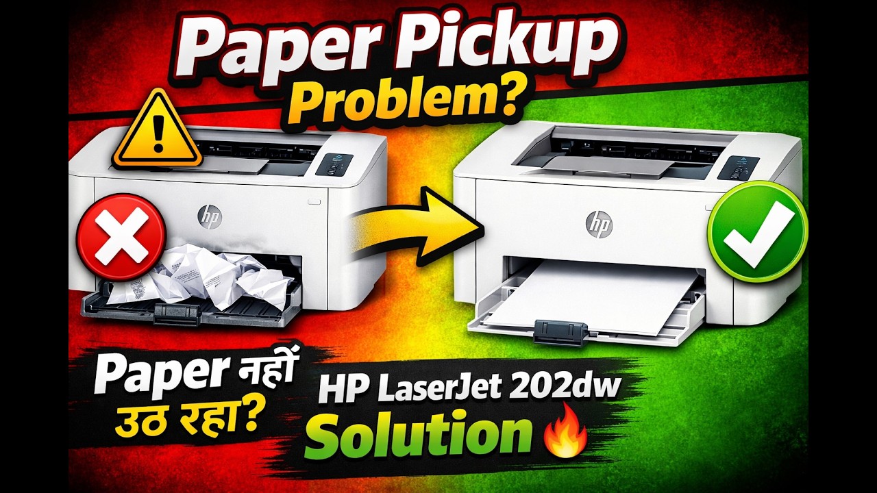 Hp Laserjet pro M202 dw paper jam problem solution | Repairing How to fix paper jam issue HPLJM202dw