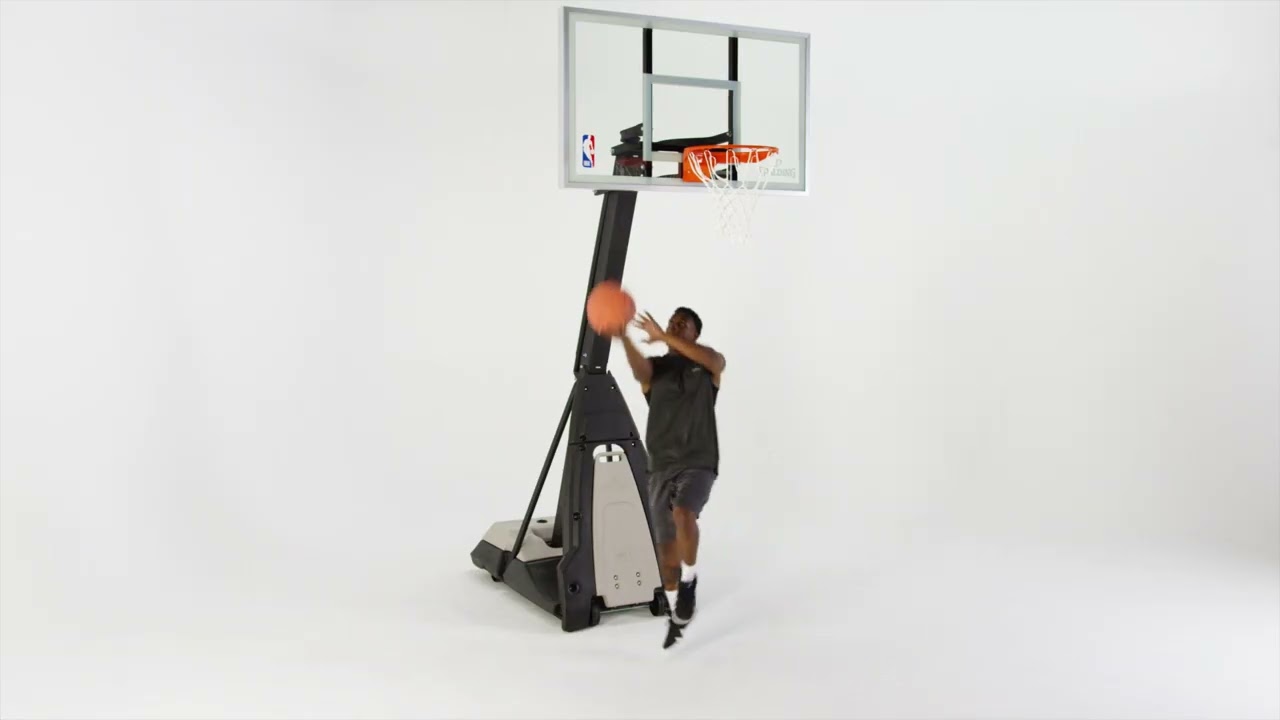 Basketball Systems - Spalding glass beast portable hoop system