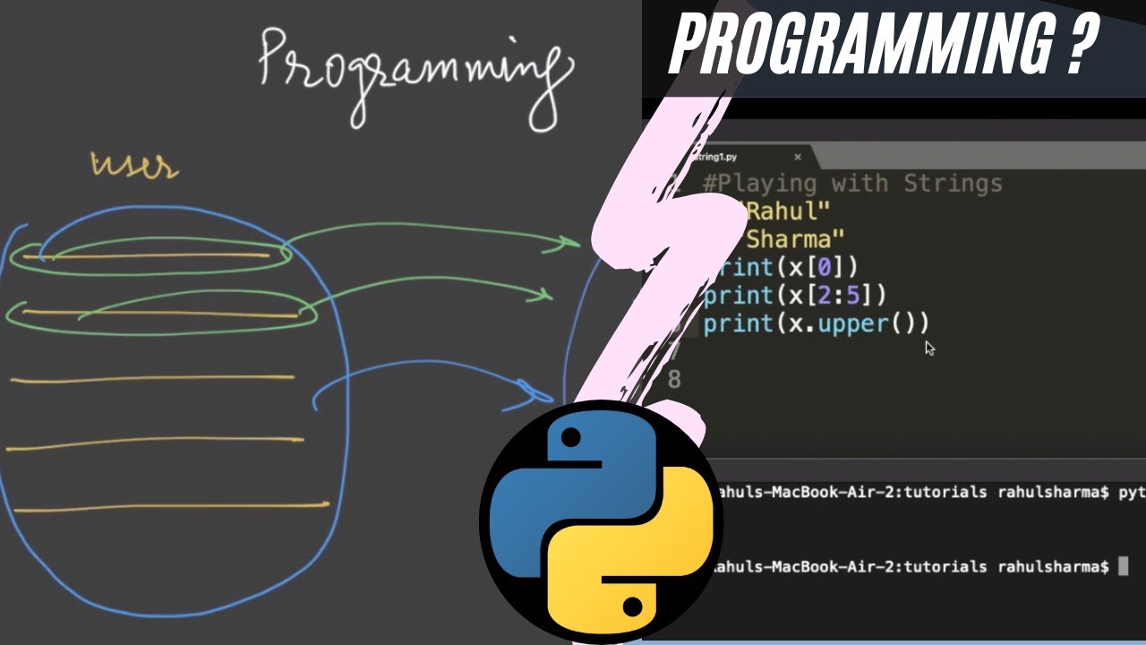 #1 What is Programming? Python | Variables | Compiler/Interpreter | Python Tutorial for Beginners