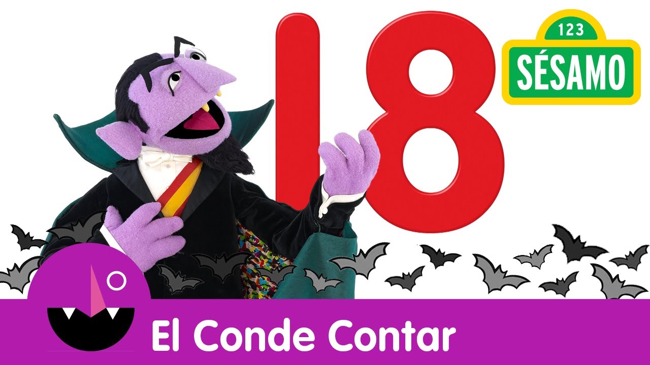 Sésamo: Contando el número 18 con el Conde Contar