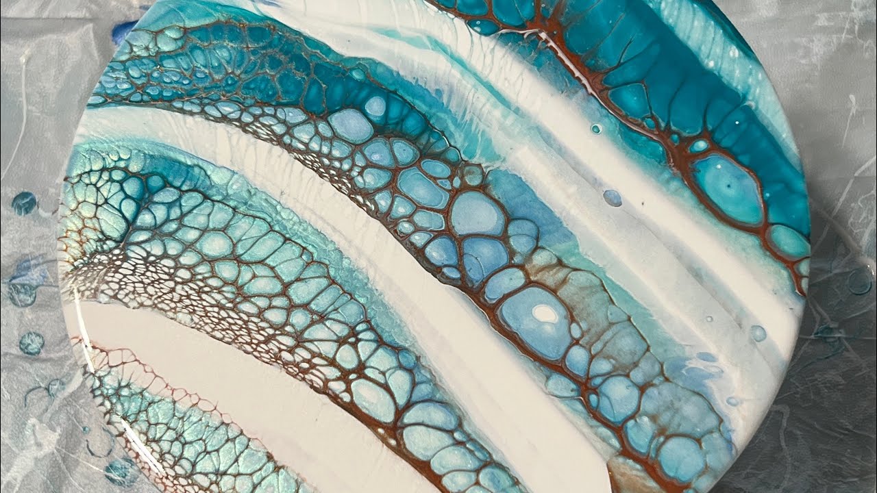 Bloom Swipe Wave Inspired by @Sheleeart!  Fluid Art Tutorial