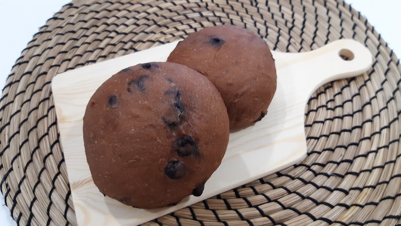 【巧克力面包  免揉!!!】【Chocolate bun  No knead!!!】