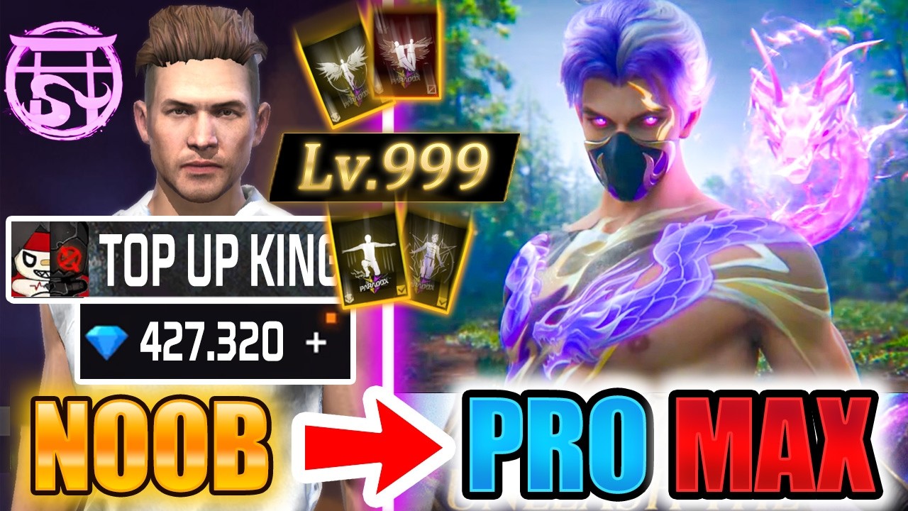 400.000💎АЛМАЗОВ😱посмотрите, сколько скинов я получил от Free Fire нуба до про мс радуга