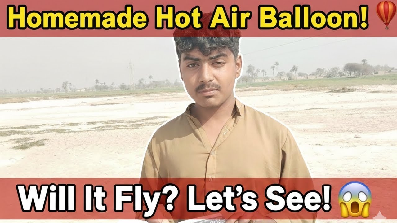 I made hot air balloon is the home very easy 