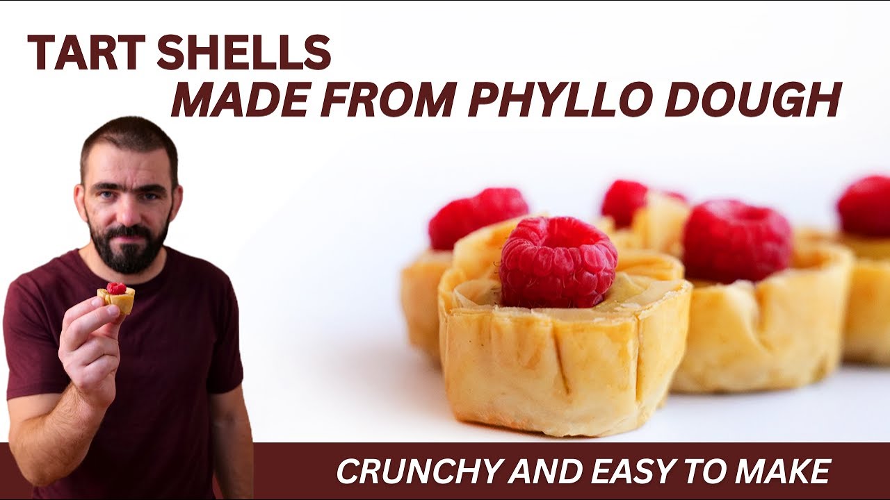 Phyllo dough tart shells