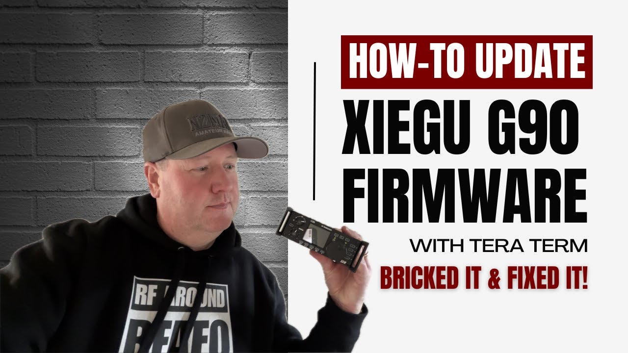 Были допущены ошибки! Как обновить прошивку на Xiegu G90 с помощью Tera Term