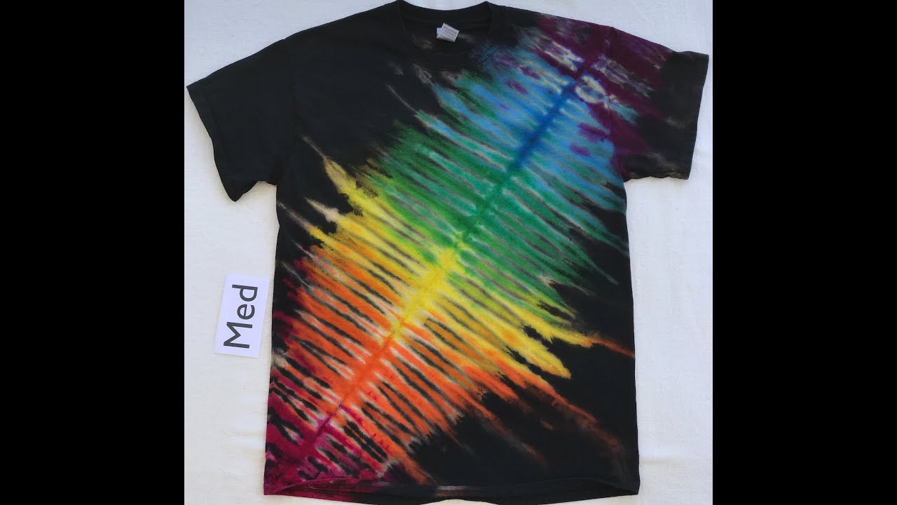 Black Flame Rainbow ~  Tie-Dye just one Tee with OWB and then Liquid Dyed on incline
