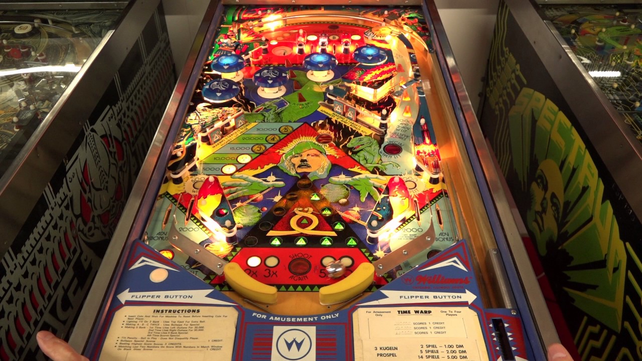 Time Warp (Williams, 1979) Flipper Pinball