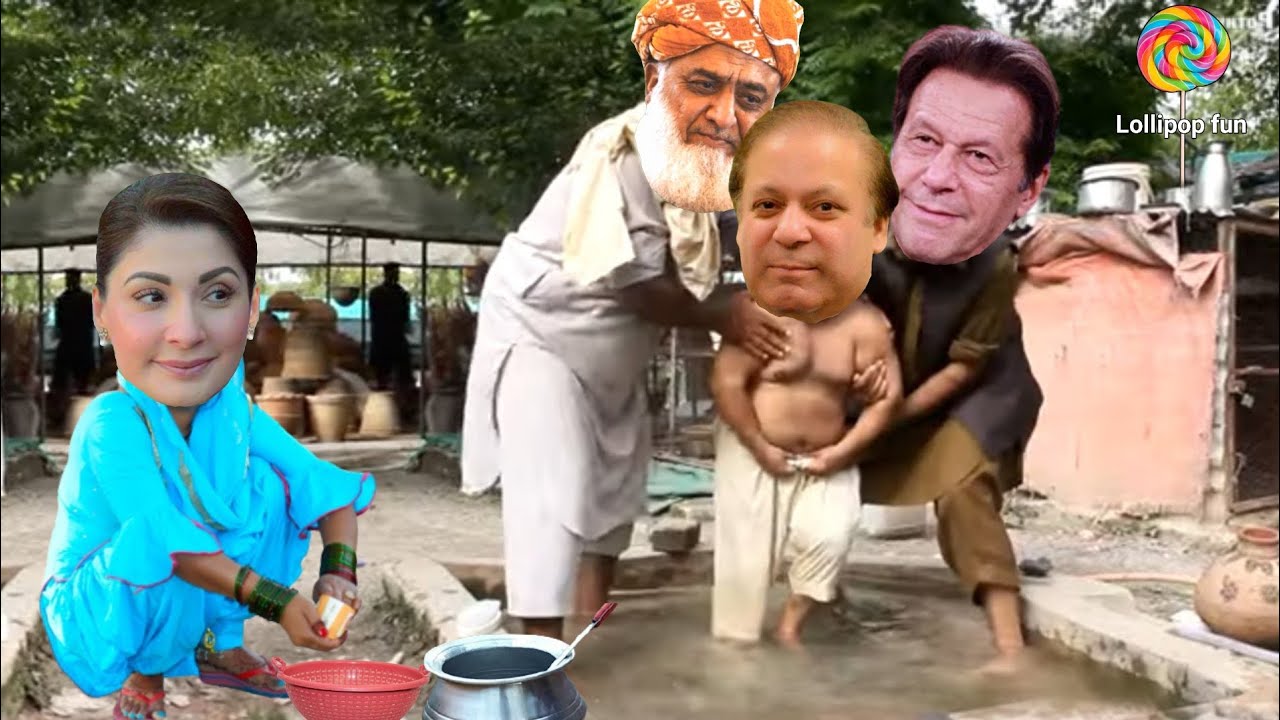 nawaz sharif ki shampoo se dhulai in imran khan funny video
