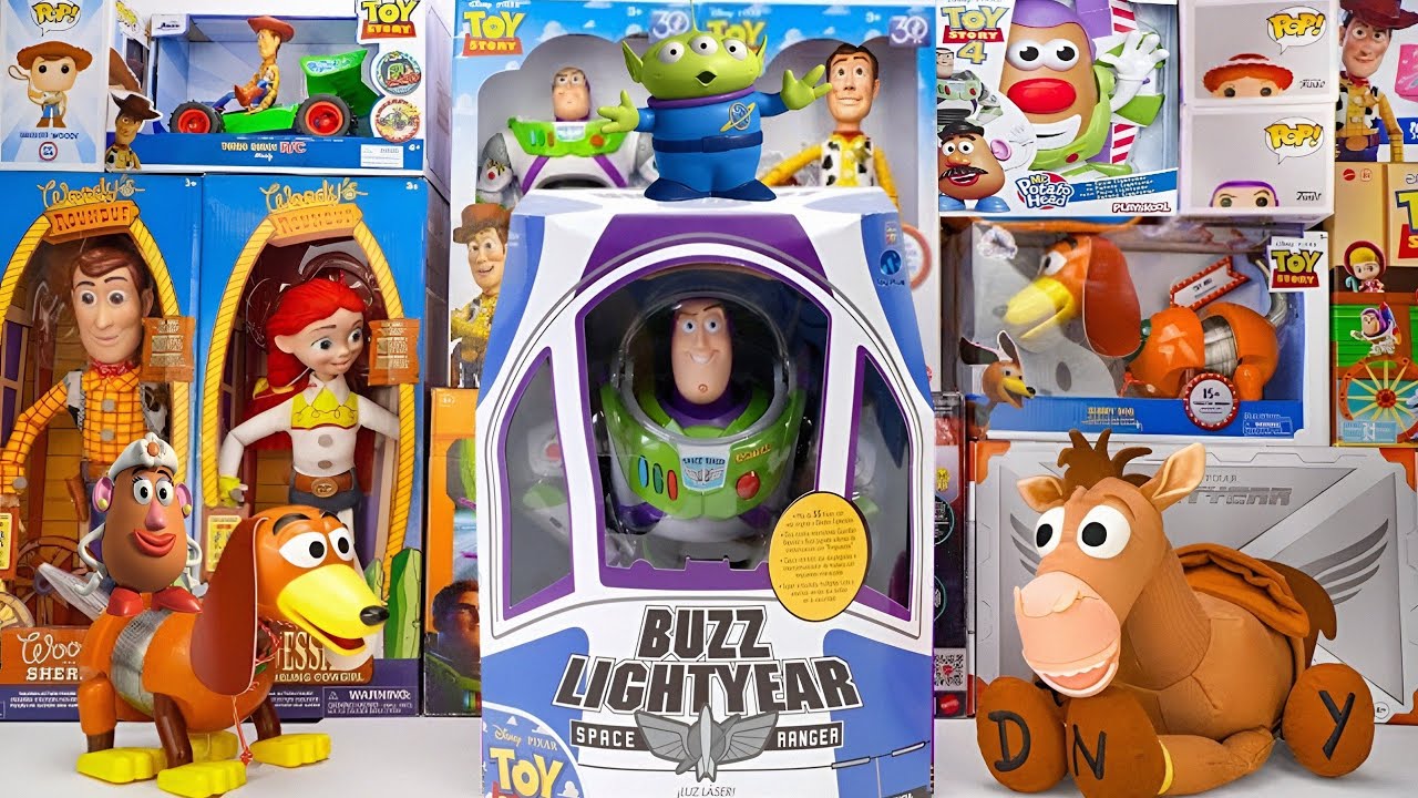 ✨ Toy Story ASMR Unboxing | Disney Pixar Buzz Lightyear, Woody Toy Collection