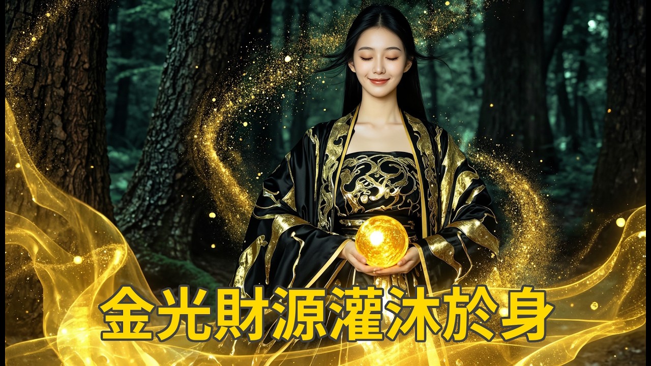 過年一定要聽 1小時 金光財源灌沐於身 - 888Hz 財富顯化音樂 | 吸引力法則・校準豐盛頻率・招財改運 #music #song