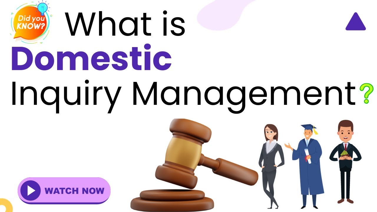 Diploma in Domestic Inquiry Management: The Essential Skills for HR Professionals | courseuniv