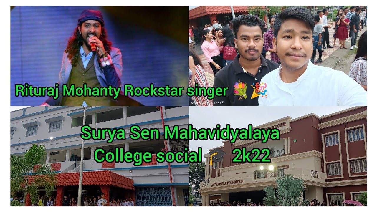surya sen mahavidyalaya Siliguri social || annual social programs 2022  Singer Rituraj Mohanty 🎵