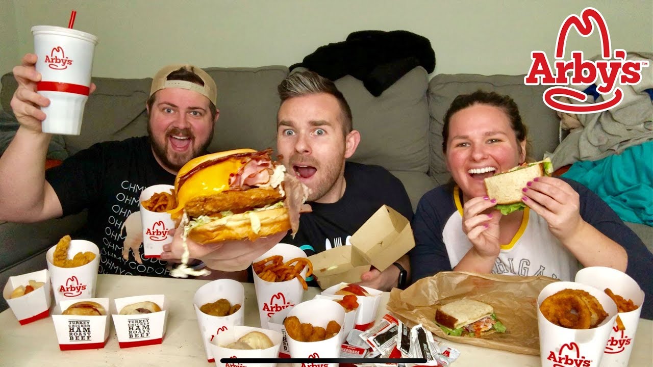 MUKBANG | ARBY'S FAST FOOD EATING SHOW