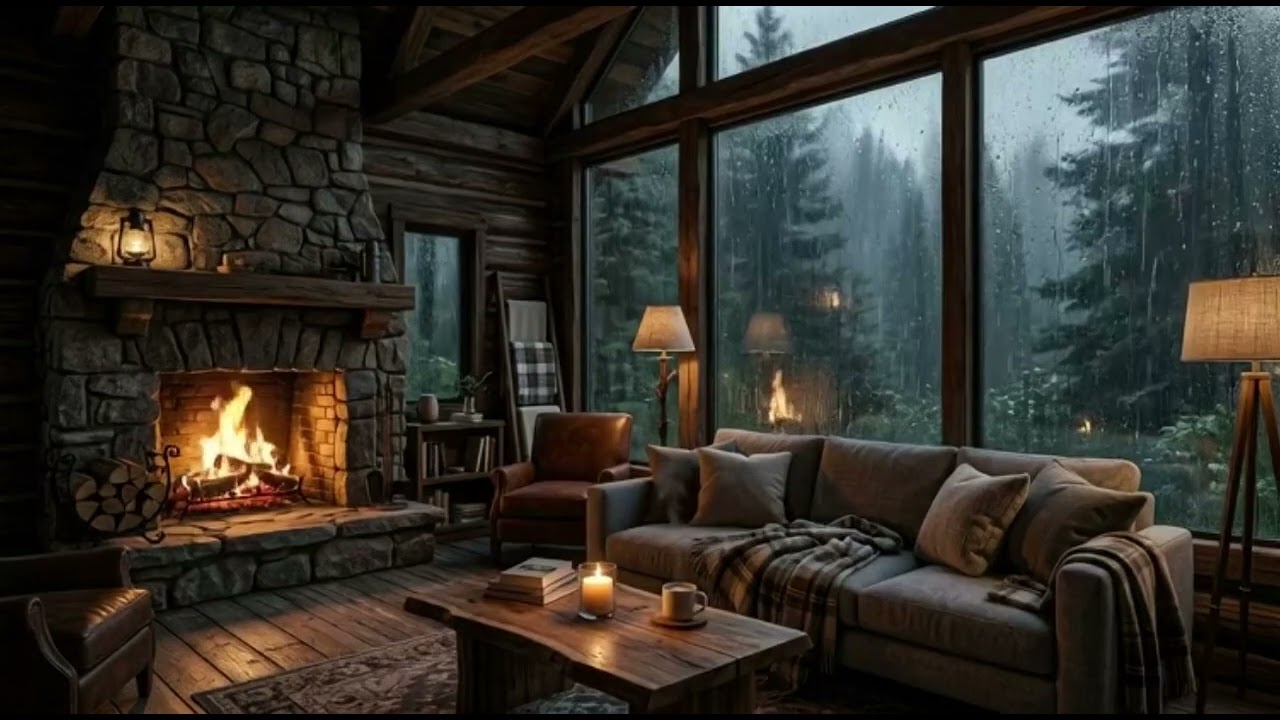 Rain Sounds with Soothing Music – A Quiet Escape for an Overwhelmed Mind After a Long Day