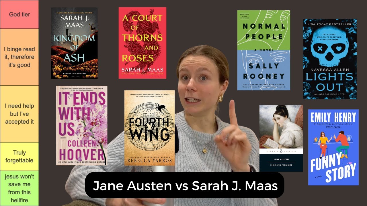 tier ranking all the romance and romantasy books I've read