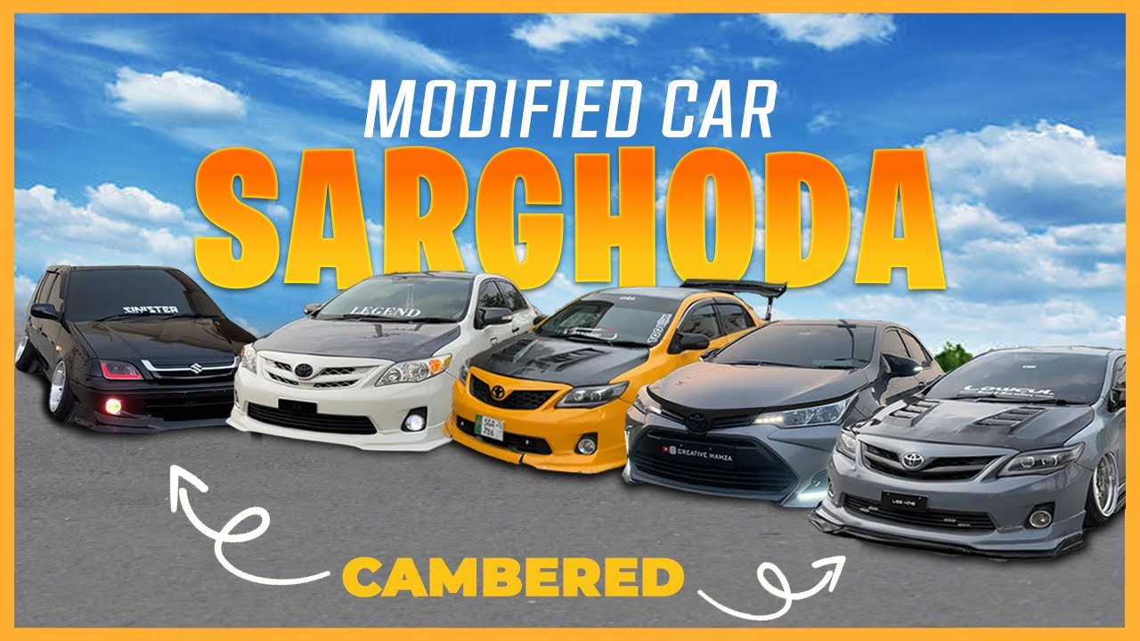 Meetup in SARGODA😍 || All wheel Camber Cultus😱|| 3 Fully Modified Corolla E140 on Air Suspension💯