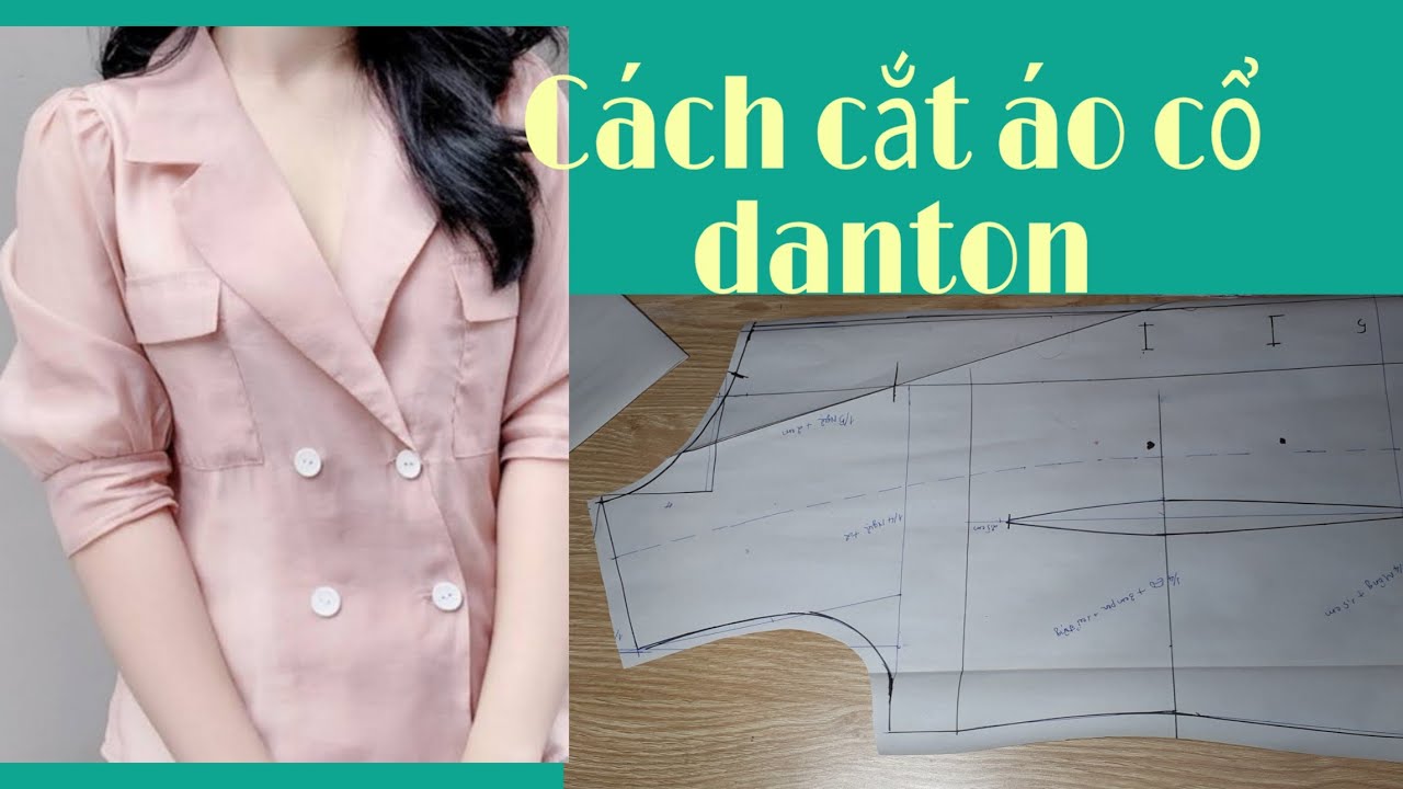 Hướng dẫn cách cắt áo cổ danton  đắp chéo  .|Color fashion